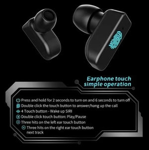 2-in-1 Smart Watch with Built-in Wireless Earbuds Hi-Fi Stereo UAE & KSA | Srawaaks
