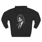 John Wick Minimalist Hoodie | "Yeah I'm Thinking I'm Back" Movie Quote