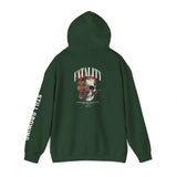 Vintage Palm Tree Skull Hoodie | California Beach Streetwear Pullover